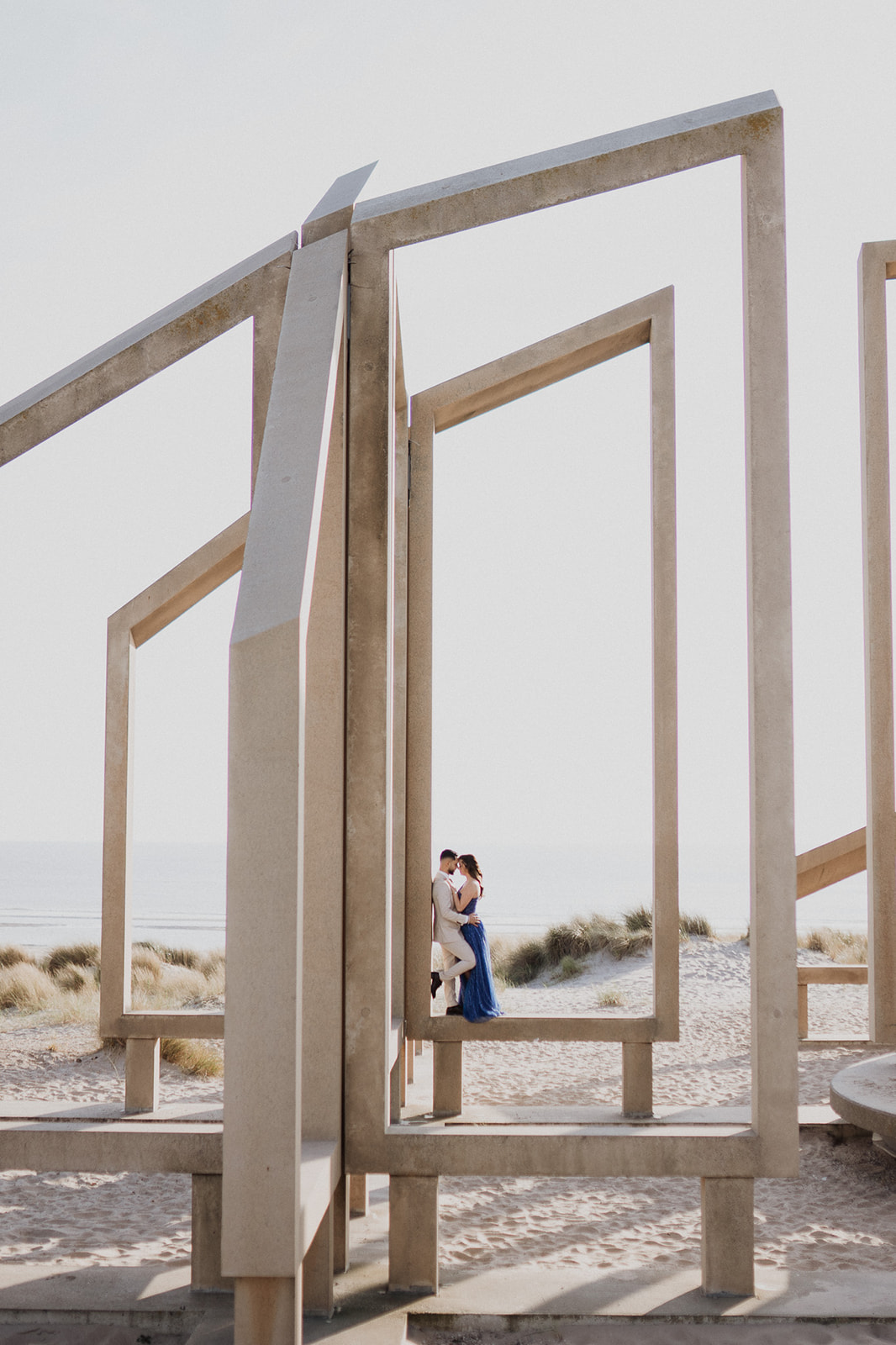 Simge & Ali, trouwfoto 5 in de Maasvlakte, Nederland