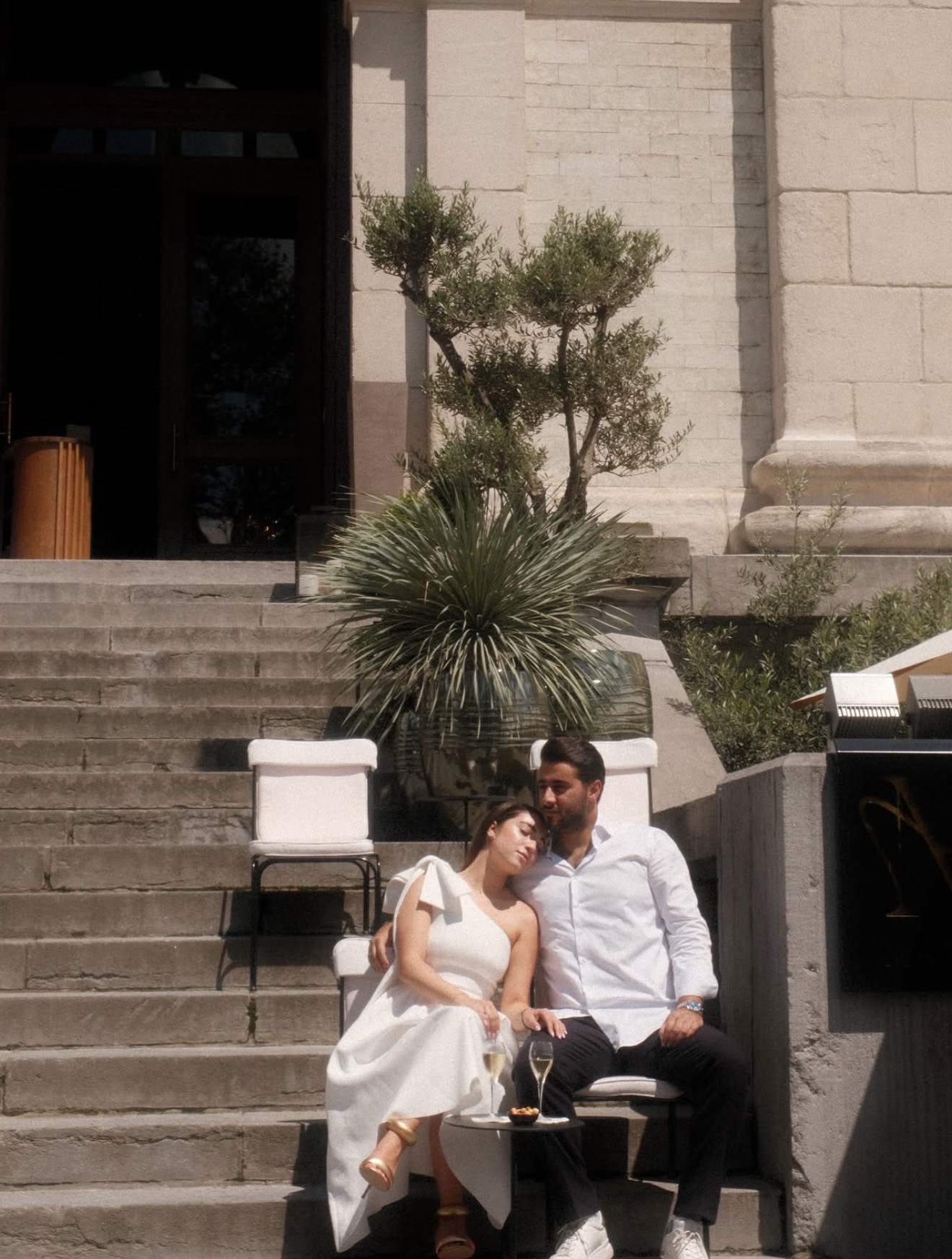 Fatima & Jad, trouwfoto 2 in Kasteel Den Brandt